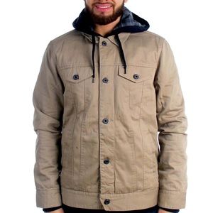 Hurley Men’s Khaki Trucker Jacket Medium